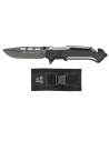 Rescue and emergency knife, K25 grey-black (blade 8.7 cm.)