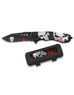 Skull tactical rescue knife