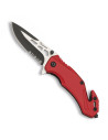 Albainox red safety tactical knife - red
