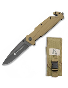K25 Titanium Coated Rescue Knife, Coyote