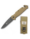 K25 Titanium Coated Rescue Knife, Coyote