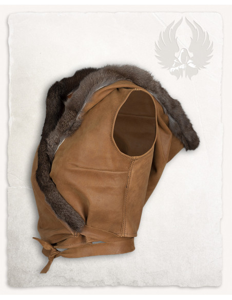 Medieval woman's top with hood model... Medieval woman's top with hood model...