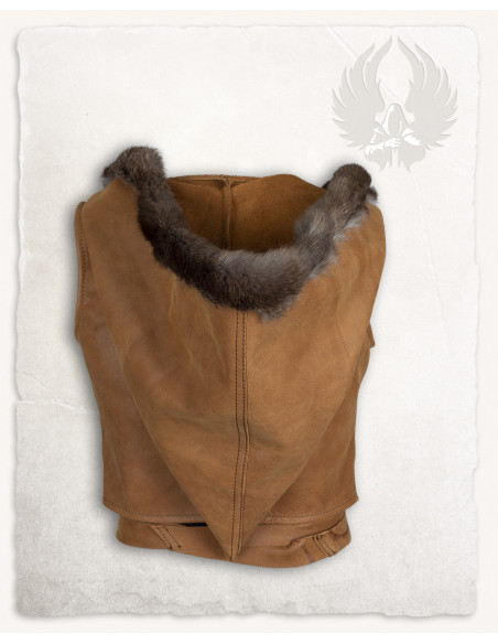 Medieval woman's top with hood model... Medieval woman's top with hood model...