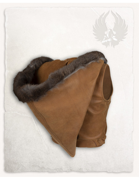 Medieval woman's top with hood model... Medieval woman's top with hood model...