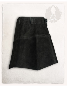 Nuala medieval suede skirt, black color 2