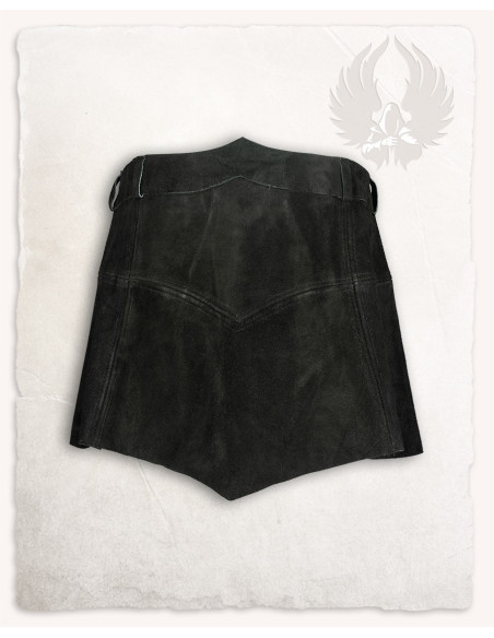 Nuala medieval suede skirt, black color