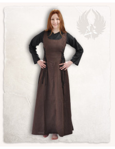 Medieval dress model Uma, brown color 2