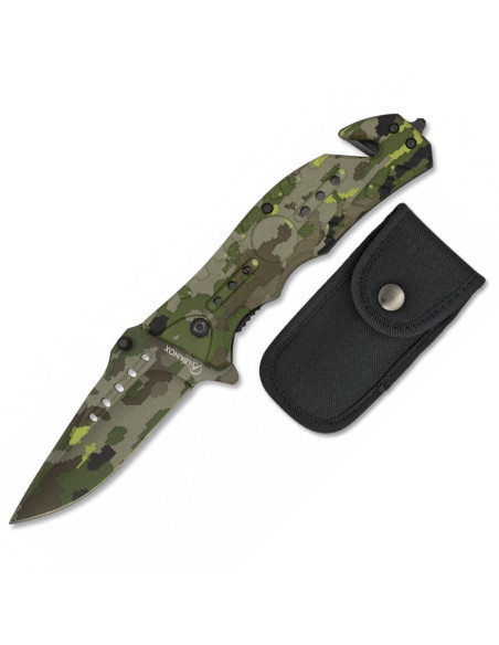 Albainox FOS green camo penknife
