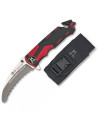 Rescue knife K25, red-black