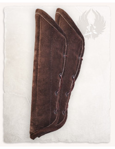 Medieval bracelets in chamois leather model Leopold 2