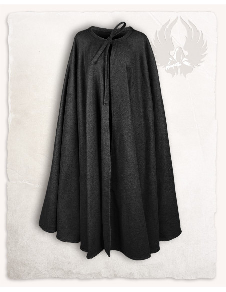 Black wool cloak model Rudolf