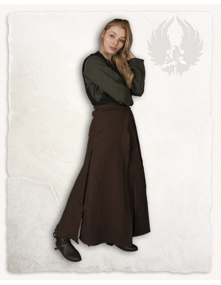Victor model battle skirt, brown color