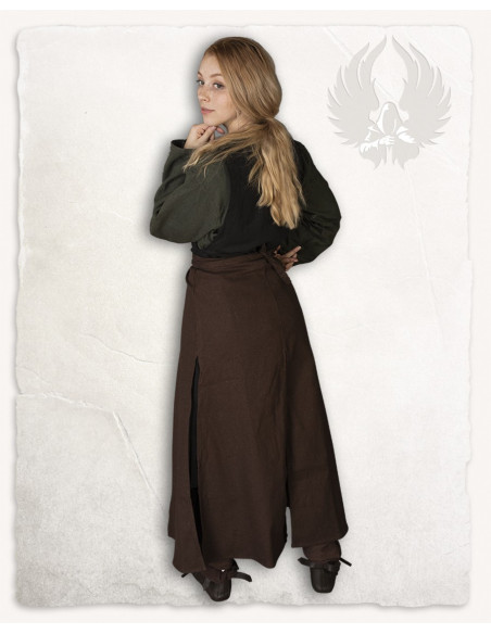 Victor model battle skirt, brown color