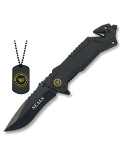 SEALS rescue knife with plate