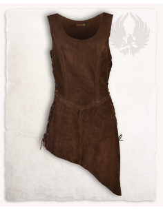 Lunette suede leather archer's tabard, brown 2