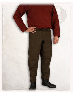 Rocco medieval pants straight cut, brown