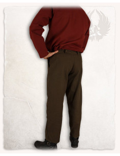 Rocco medieval pants straight cut, brown 2