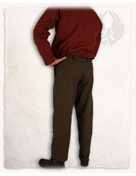 Rocco medieval pants straight cut, brown