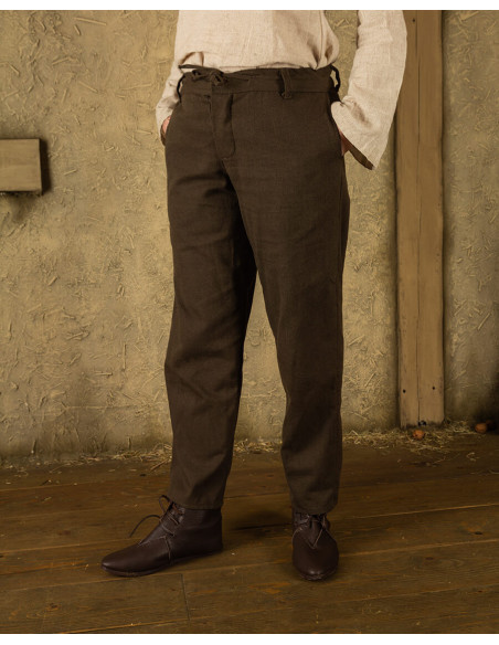 Rocco medieval pants straight cut, brown