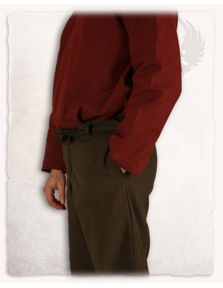 Rocco medieval pants straight cut, brown