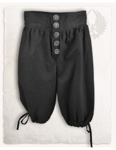 Tilly pirate cotton trousers, black 2