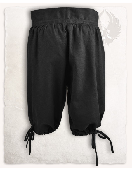 Tilly pirate cotton trousers, black