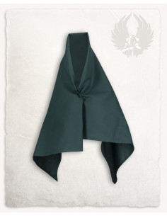Emil model peasant scarf, green color