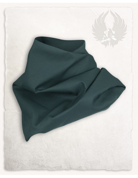 Emil model peasant scarf, green color