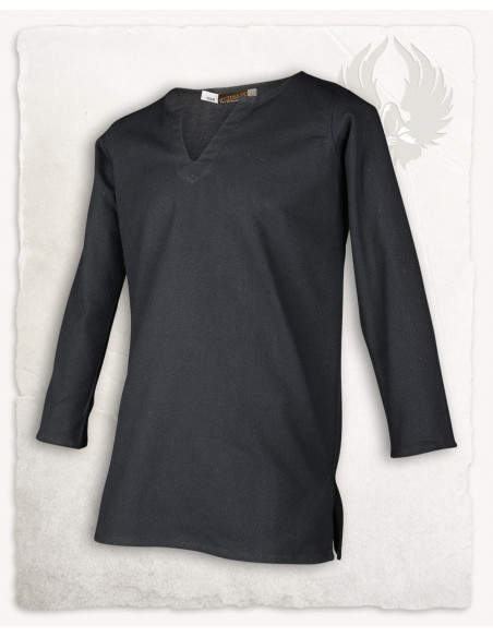Viking tunic Tronde model, black color