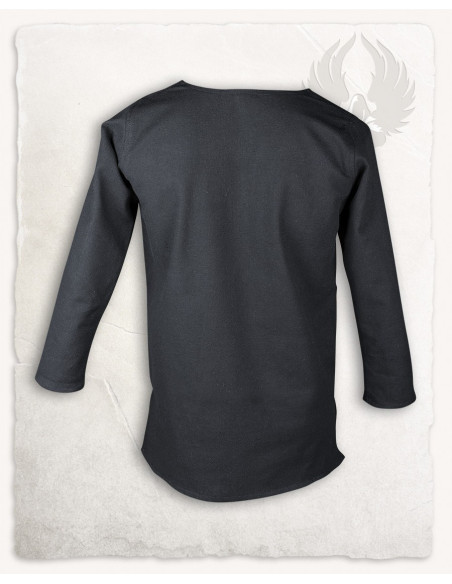 Viking tunic Tronde model, black color