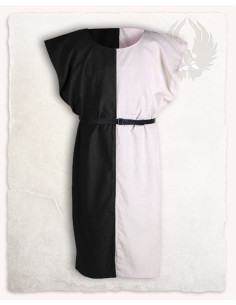 Two-tone black-cream tabard, Ignaz model