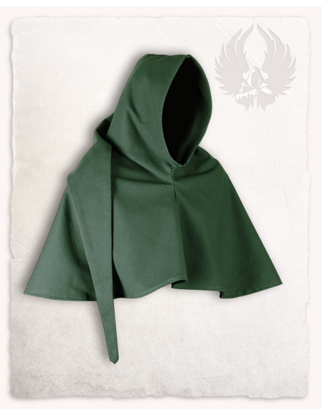 Gugel medieval green cotton model Benson