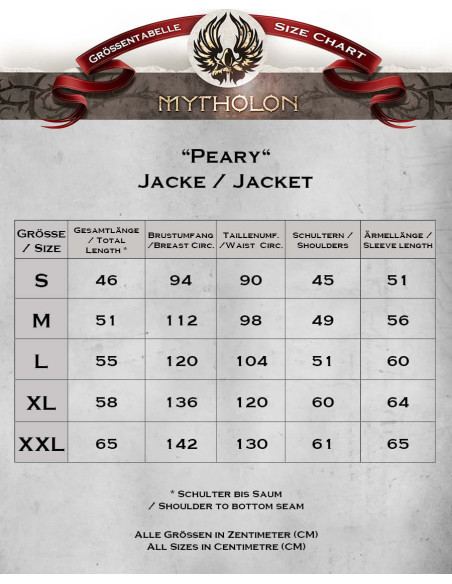 Peary cotton pirate jacket, brown