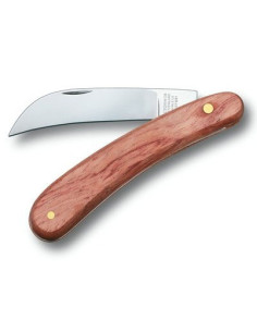 Knife for Grafting and Pruning, wooden handle