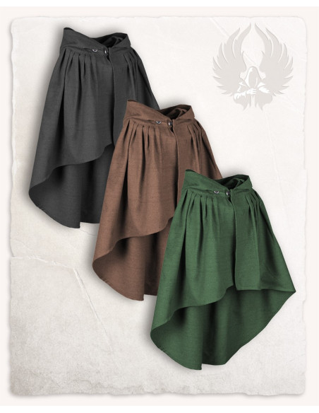 Short medieval cotton cape model...