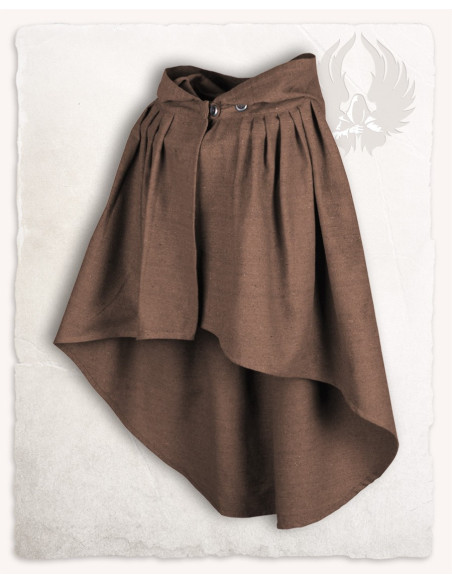 Short medieval cotton cloak model...