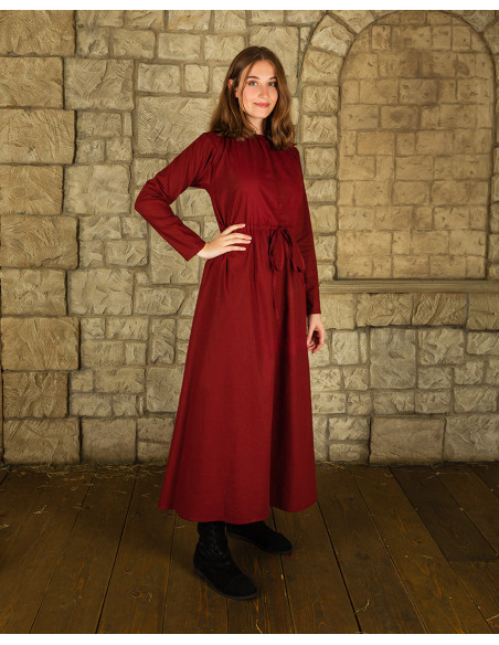 Burgundy inner tunic Wanda model,...