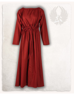 Burgundy inner tunic Wanda model, light cotton 2