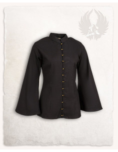 Kassandra model pirate blouse, black color