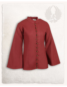 Kassandra model pirate blouse, burgundy color 2