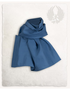 Peasant scarf model Emil, light blue color