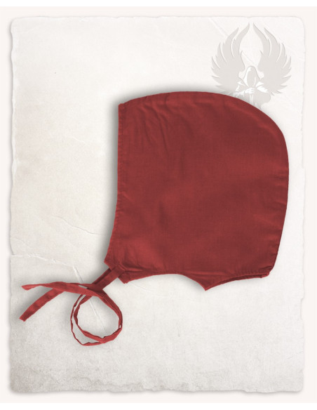 Red medieval crespina model Lisbeth