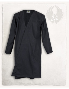 Medieval black cotton crossed tunic, Shapur model