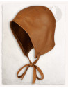Martinus model lambskin cap, light brown color