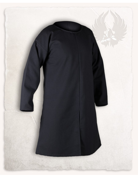 Medieval tunic in black cotton...