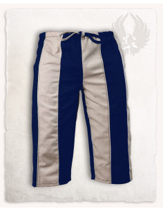 Jack model pirate pants, blue-cream color 2
