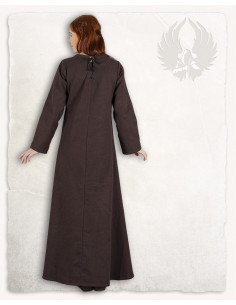 Interior medieval tunic model Marita, brown color 2