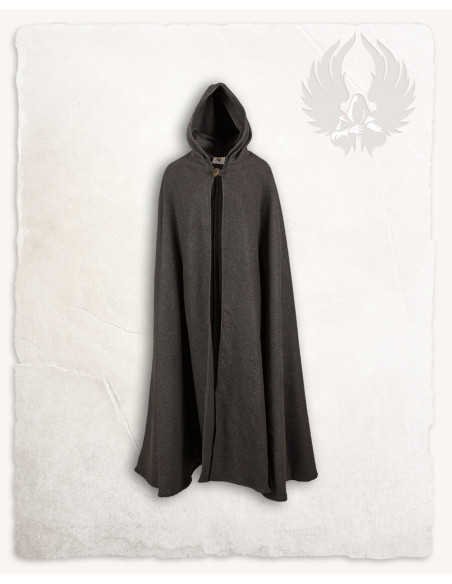 Medieval gray wool cape Gora model