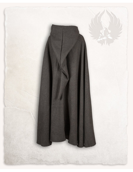 Medieval gray wool cape Gora model