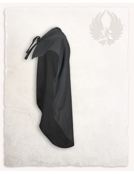 Black cotton cape for children Lucas...